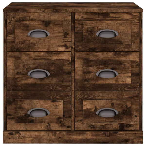 Anrichte Miltiada aus geräucherter Eiche 70x35,5x67,5cm (Holz)