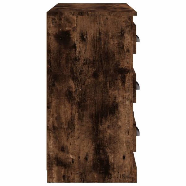 Anrichte Miltiada aus geräucherter Eiche 70x35,5x67,5cm (Holz)