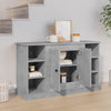 Sideboard Tansa aus Holz, betongrau, 100x35,5x60cm