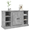 Sideboard Tansa aus Holz, betongrau, 100x35,5x60cm