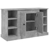 Sideboard Tansa aus Holz, betongrau, 100x35,5x60cm