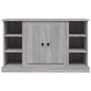 Graues Sideboard Tansa 100x35,5x60cm (Holz)