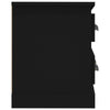 Schwarzer TV-Schrank Arefa 100x35,5x45cm (Holz)