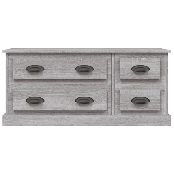 Graues TV-Möbel Arefa 100x35,5x45cm (Holz)