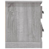Graues TV-Möbel Arefa 100x35,5x45cm (Holz)