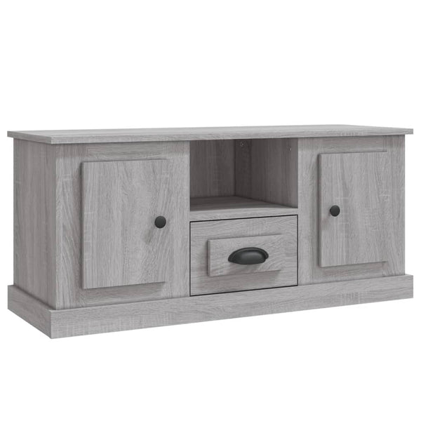 Graues TV-Möbel Airidin 100x35,5x45cm (Holz)