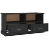 Schwarzes TV-Möbel Fulvius 93x35,5x45cm (Holz)