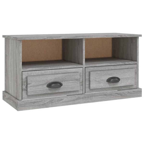 Graues TV-Möbel Fulvius 93x35,5x45cm (Holz)
