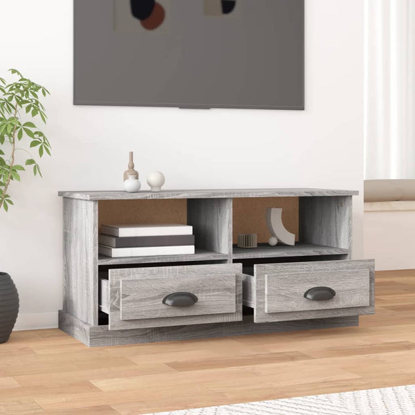 Graues TV-Möbel Fulvius 93x35,5x45cm (Holz)