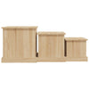 Couchtische Karen (3 Stück Sonoma-Eiche Holz)