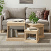 Couchtische Karen (3 Stück Sonoma-Eiche Holz)