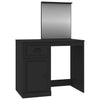 Schwarzer Schminktisch Faur 90x50x132,5cm (Holz)