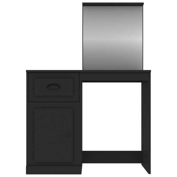 Schwarzer Schminktisch Faur 90x50x132,5cm (Holz)