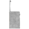 Betongrauer Schminktisch Faur 90x50x132,5cm (Holz)