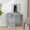 Betongrauer Schminktisch Faur 90x50x132,5cm (Holz)