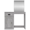 Grauer Schminktisch Faur 90x50x132,5cm (Holz)