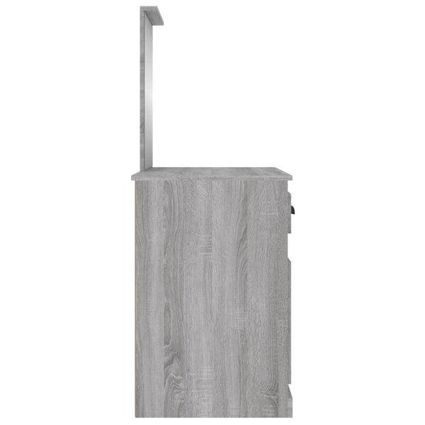 Grauer Schminktisch Faur 90x50x132,5cm (Holz)