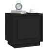 Schwarze Nachttische Lilian 44x35x45cm (2 Stück, Holz)