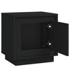 Schwarze Nachttische Lilian 44x35x45cm (2 Stück, Holz)