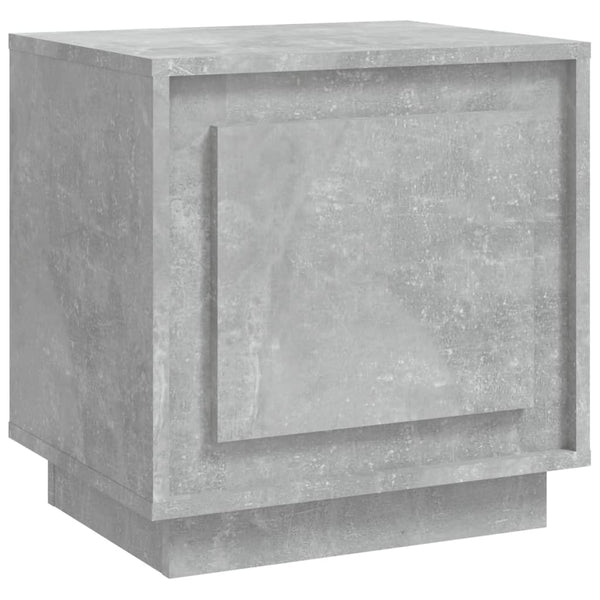 Nachttisch Lilian 44x35x45cm (Holz) in Betongrau