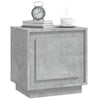 Nachttisch Lilian 44x35x45cm (Holz) in Betongrau