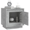 Nachttisch Lilian 44x35x45cm (Holz) in Betongrau