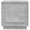Nachttisch Lilian 44x35x45cm (Holz) in Betongrau