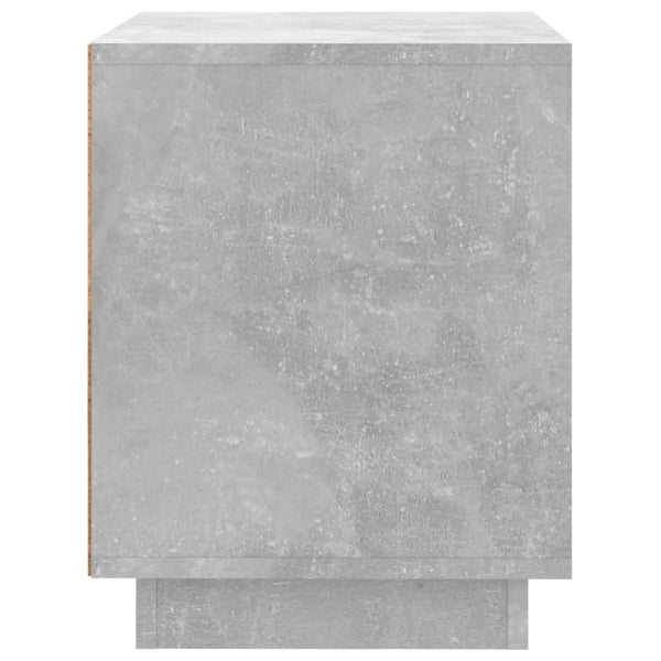 Nachttisch Lilian 44x35x45cm (Holz) in Betongrau