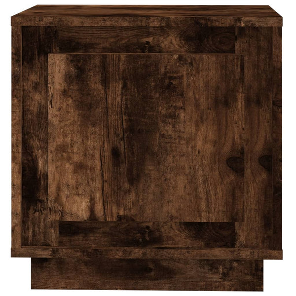 Nachttische Lilian aus Räuchereiche 44x35x45cm (2 Stück, Holz)