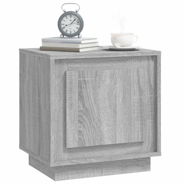 Nachttisch Lilian grau 44x35x45cm (Holz)