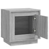 Nachttisch Lilian grau 44x35x45cm (Holz)