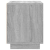 Nachttisch Lilian grau 44x35x45cm (Holz)
