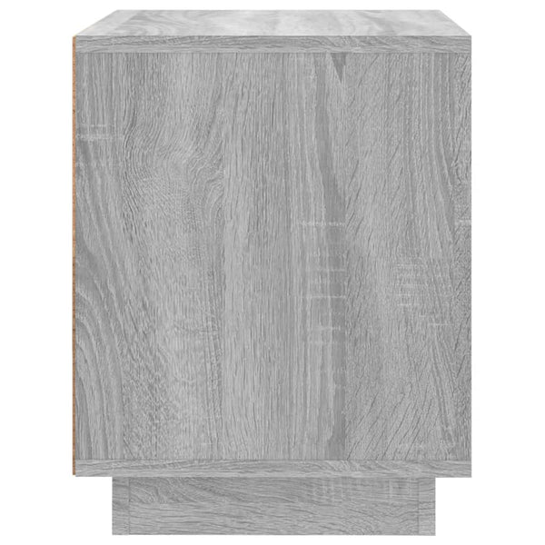 Nachttisch Lilian grau 44x35x45cm (Holz)