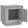 Graue Nachttische Lilian 44x35x45cm (2 St., Sonoma, Holz)