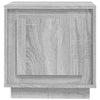 Graue Nachttische Lilian 44x35x45cm (2 St., Sonoma, Holz)