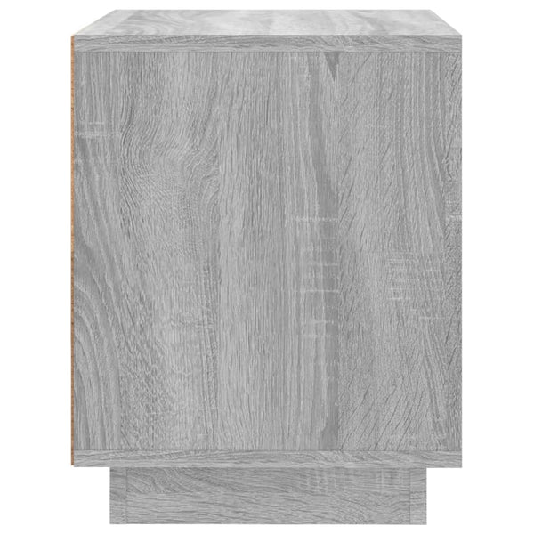 Graue Nachttische Lilian 44x35x45cm (2 St., Sonoma, Holz)
