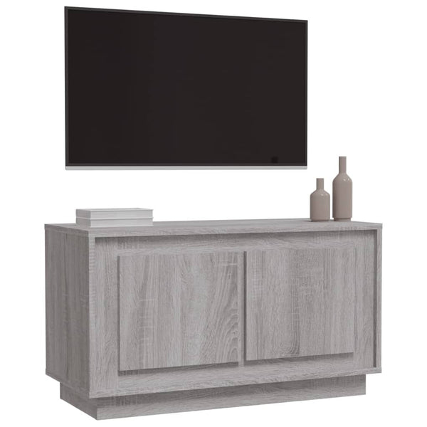 Harmaa tv-taso Frazier 80x35x45cm (puinen)