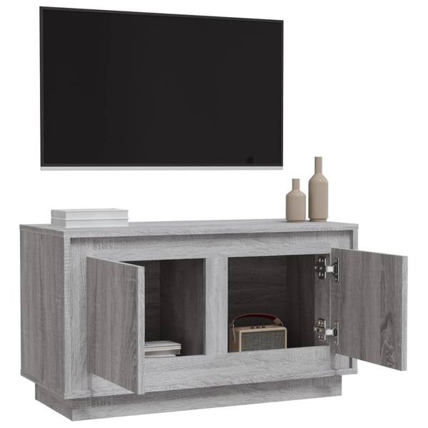 Harmaa tv-taso Frazier 80x35x45cm (puinen)