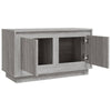 Harmaa tv-taso Frazier 80x35x45cm (puinen)