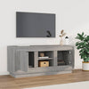 Graues TV-Möbel Huba 102x35x45cm (Holz)