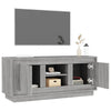 Graues TV-Möbel Huba 102x35x45cm (Holz)