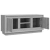 Graues TV-Möbel Huba 102x35x45cm (Holz)