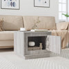 Grauer Couchtisch Catius 51x50x44cm (Holz)