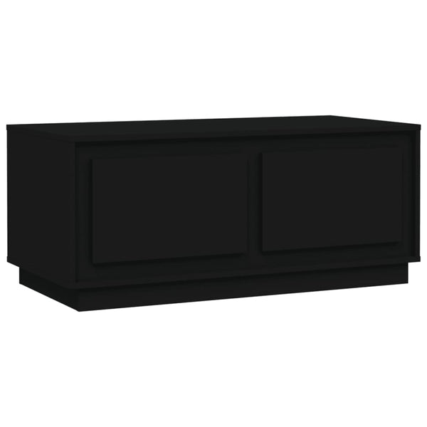 Schwarzer Couchtisch Extrelia 102x50x44cm (Holz)
