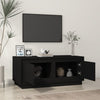Schwarzer Couchtisch Extrelia 102x50x44cm (Holz)