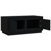 Schwarzer Couchtisch Extrelia 102x50x44cm (Holz)