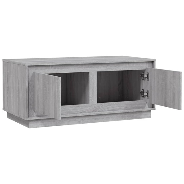 Grauer Couchtisch Extrelia 102x50x44cm (Holz)