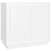 Weißes Sideboard Zdanek 80x34x75cm (Holz)