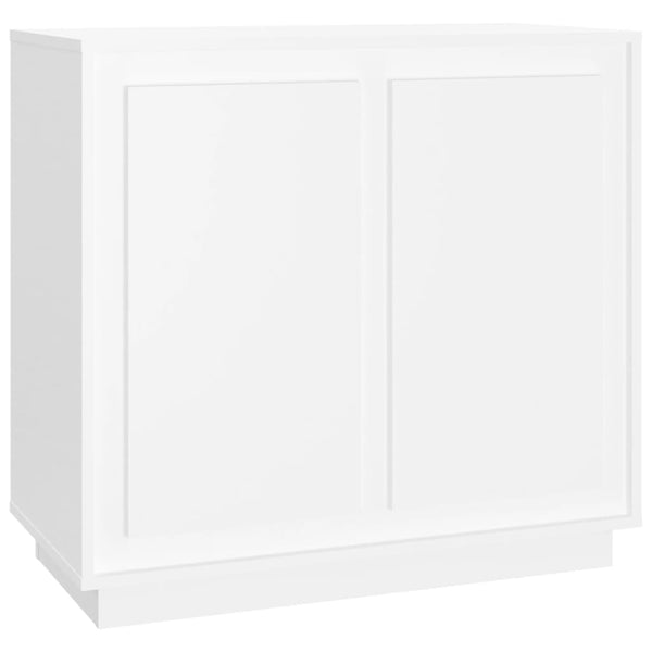 Weißes Sideboard Zdanek 80x34x75cm (Holz)