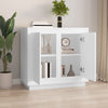 Weißes Sideboard Zdanek 80x34x75cm (Holz)